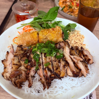 Vietnamese vermicelli meal