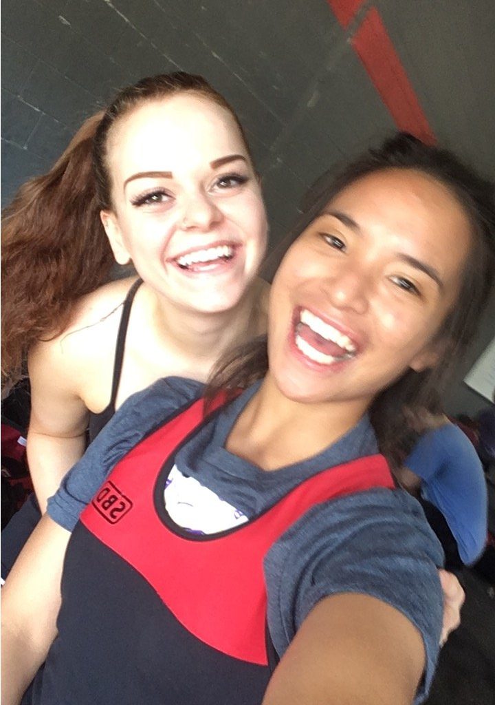 Maria's first powerlifting competition