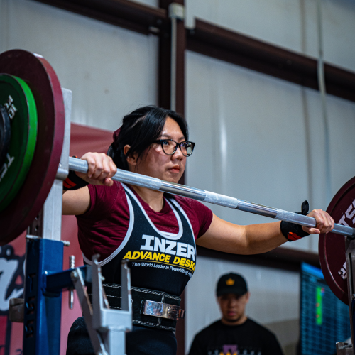 Thao competing at a USAPL powerlifting meet